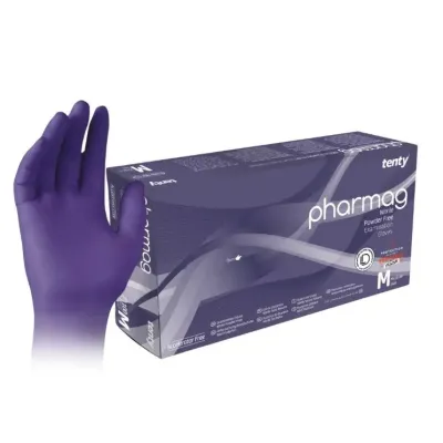 Pharmag Nitril Eldiven Mor Pudrasız (100 Adet) Steril ve Non Steril Eldivenler TENTY satın al