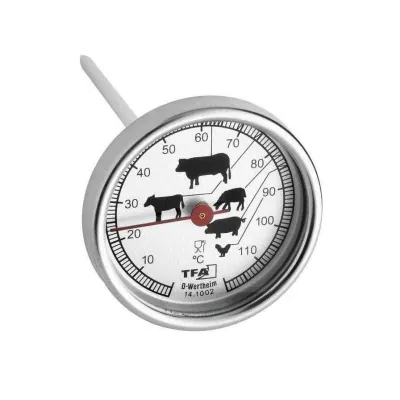 Paslanmayan poladdan hazırlanmış mexaniki mil ilə qida termometri. – TFA