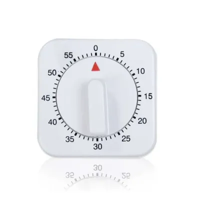 Mekanik Zamanlayici 60 Dakika | Alarm Fonksiyonlu Kompakt Zamanlayici