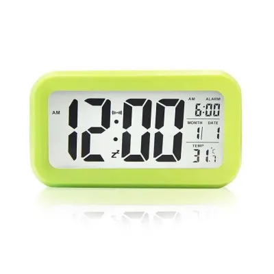 Masaüstü Saat Təqvimi Termometr Yaşıl – ATC