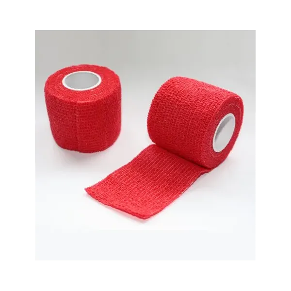 Cohesive Elastic Bandage Bitter Taste (Emergency) Red 5 x 4.5 meters.
