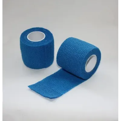 Cohesive elastic bandage Bitter Taste spicy blue 5 x 4.5 mt anti-bite pet wrap