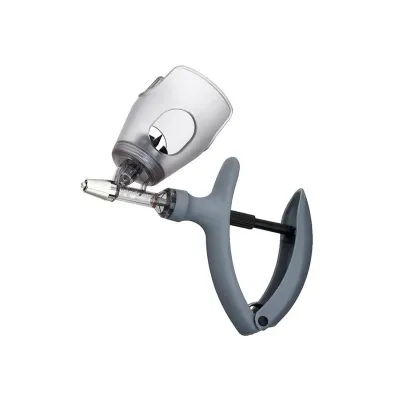 0.5 5 ml otomatik enjektör şişe adaptörlü ekonomik model veteriner aşı pompası