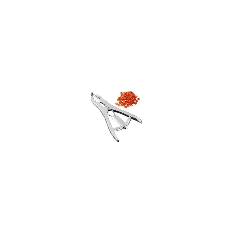 Metal Elastrator Kəlbətinləri + 500 Rezin Bantlar