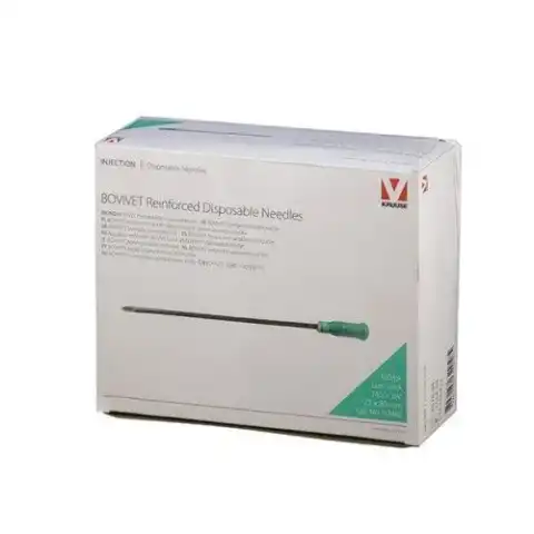 Bovivet Syringe Needle 21 x 80 mm (14W x 3 ¼) 100-Pack