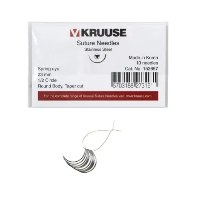 Tikiş İynə Yayı Göz 1/2 Dəyirmi 23 mm 10/pk – KRUUSE