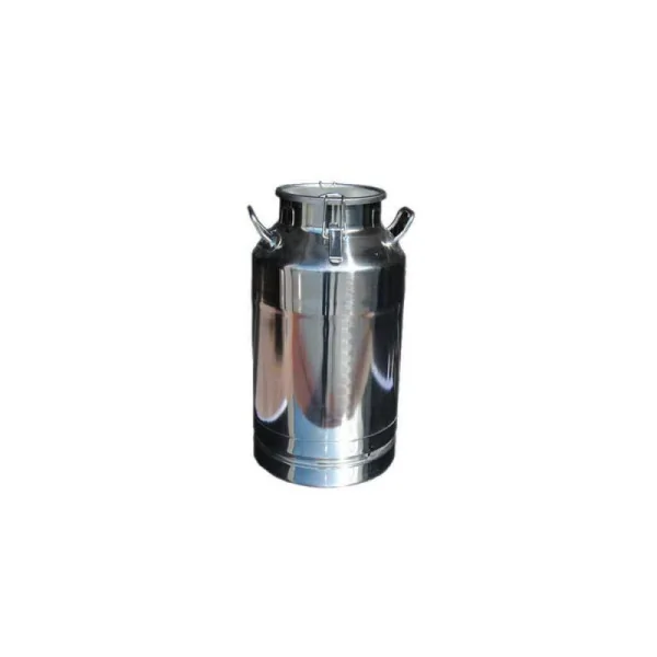 30 Liter Stainless Steel Milk Can with Locking Lid