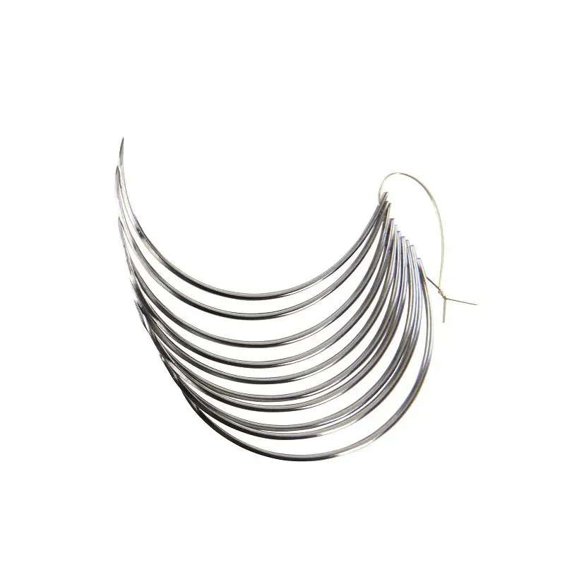 Suture Needle Spring Eye 1/2 Sharp 69 mm 10/pk