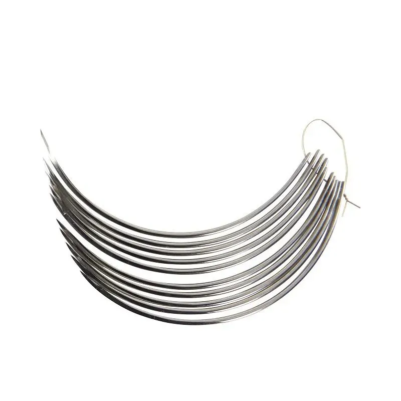 Suture Needle Spring Eye 3/8 Sharp 89 mm 10/pk