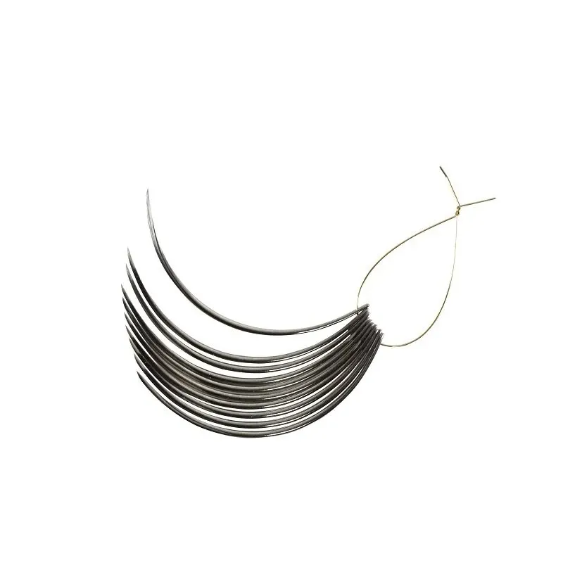 Nahtnadel mit Federauge, 3/8 Zoll, scharf, 41 mm, 10 Stück/Packung