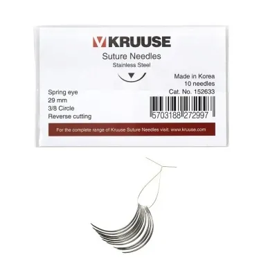 sharp-pointed veterinary needle
