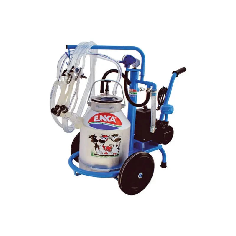 Sheep Milking Machine, Dry Double Milking, Aluminum Bucket