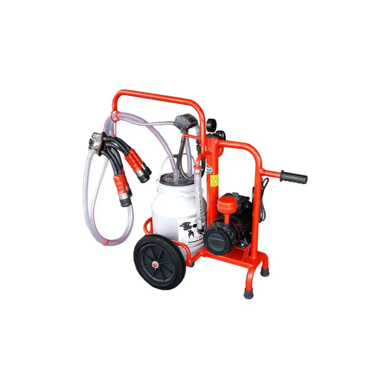 Kuh Melkmaschine Dry Single Melkeimer aus Aluminium