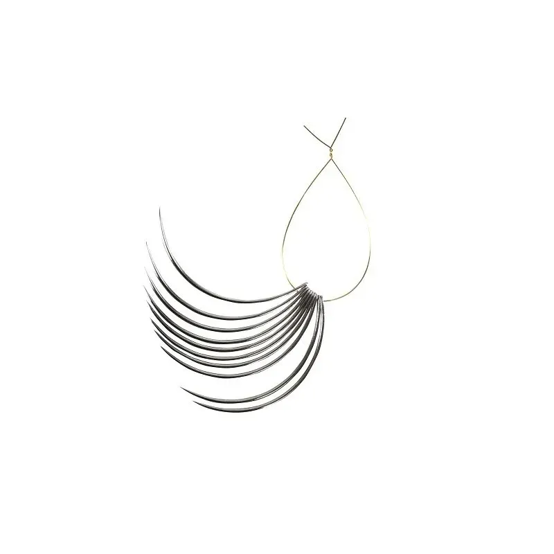 Nahtnadeln, Standard-Öffnung, 3/8 Zoll, rund, 28 mm, 10 Stück/Packung