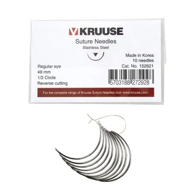 sharp-pointed surgical needle