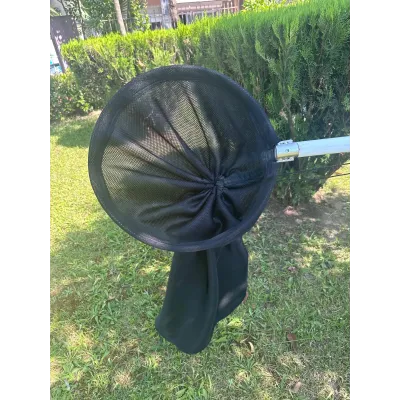  Metal saplı yılan taşıma torbası fileli 190 cm koruyucu yılan yakalama filesi