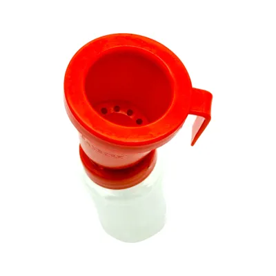 Pre-milking teat dipping cup is recyclable.