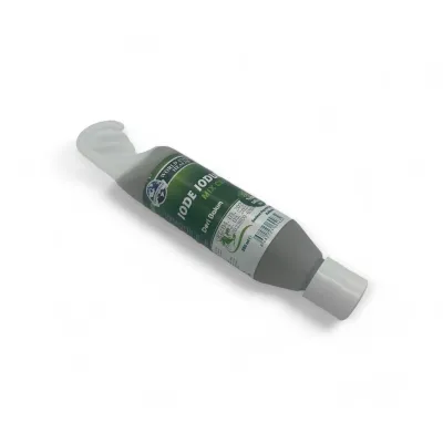 Iodine skin care cream for cattle and sheep.