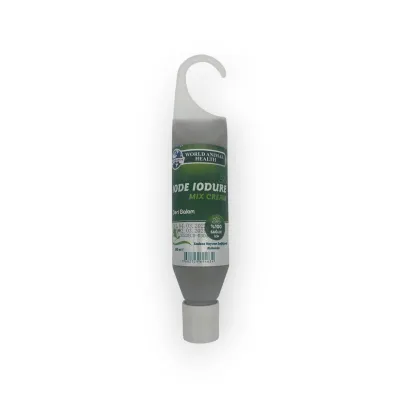 Iodine skin care cream, wound and nipple care product.