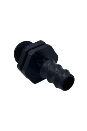 Plastic milking machine air hose outlet fitting nipple connector