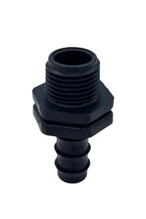 Farm equipment milking machine air hose outlet fitting installation fitting