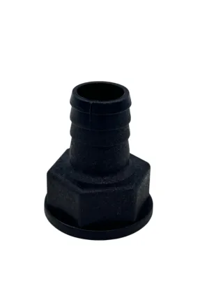 O20 mm hose connector, plastic 3/4 cable and hose transition nipple.