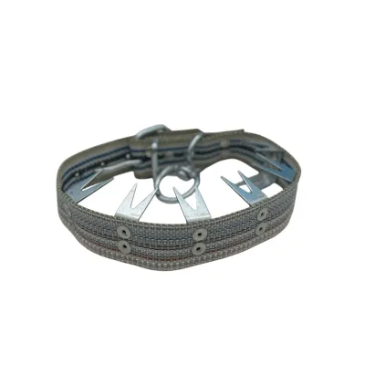 Double Row Studded Woven Kangal Collar