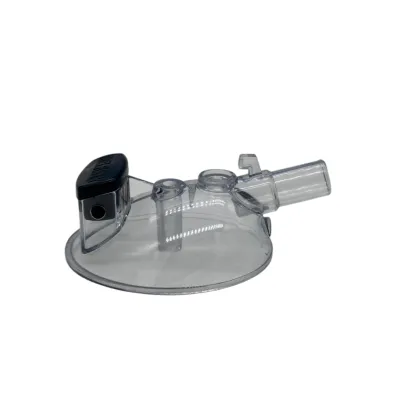 Milk claw 240 cc with clear lid, viewing window, and claw top plastic part.