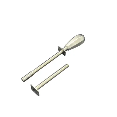 Trokar 15 cm Krom Kaplamali 2 Kanülllü ve Metal Kulplu - Hemen Satin Al! | Modern Çiftlik