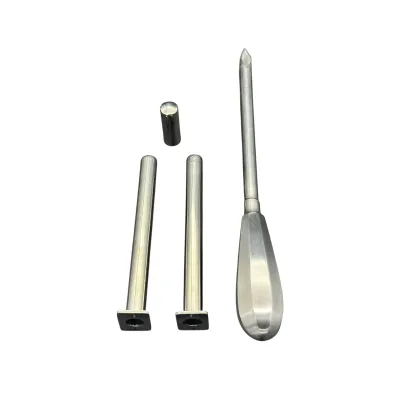  Veteriner hekimliği trokar 9 cm krom kaplamalı metal kulplu sığır trokarı el aleti