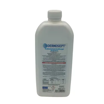  Yaralar için oksijenli su antibakteriyel çözelti 1000 ml antiseptik