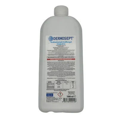 Klinik dərəcəli hidrogen peroksid antibakterial məhlulu 1000 ml istehlak materialları.