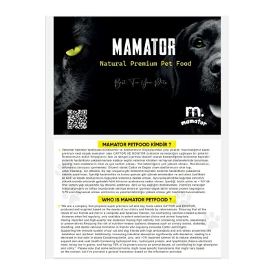 INSPECTOR KITTEN YAVRU KEDİ MAMASI 15 kg Hypoallergenic Kedi Mamaları MAMATOR satın al