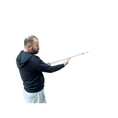 Güvenli aşılama için 75 cm demir boru uzatmalı mika enjektör 10 ml uzun şırınga