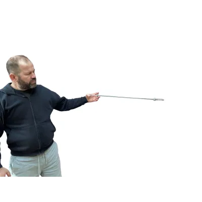  Veteriner hekimliği için 75 cm uzatmalı mika enjektör 20 ml uzun şırınga