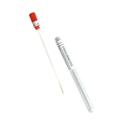 Eküvyonlu kültür swap dry swab 1 adet steril kuru numune alma çubuğu