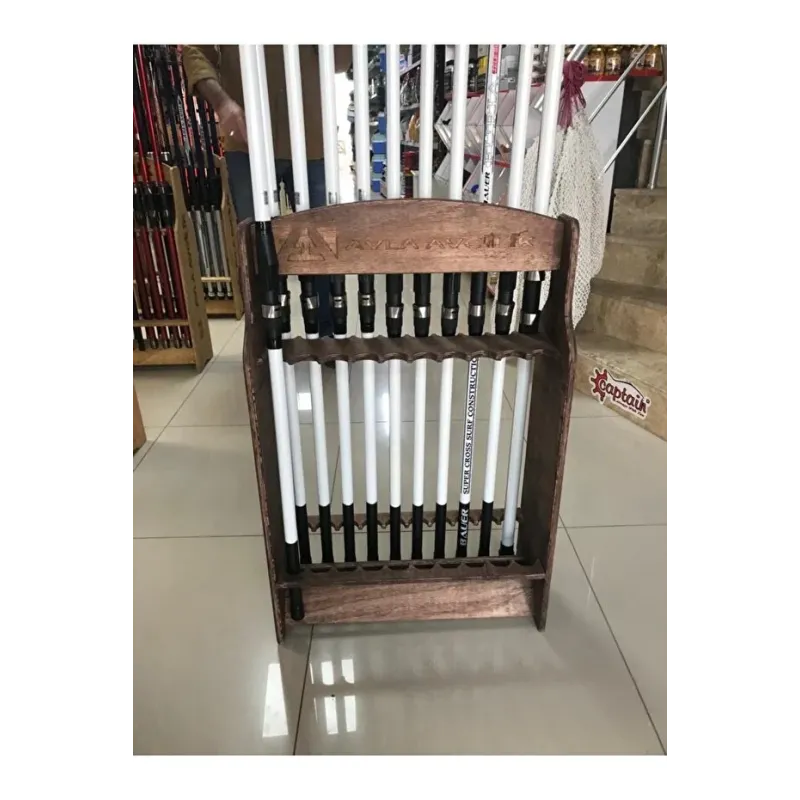 Ahşap Olta  Standı 20 Kamışlık