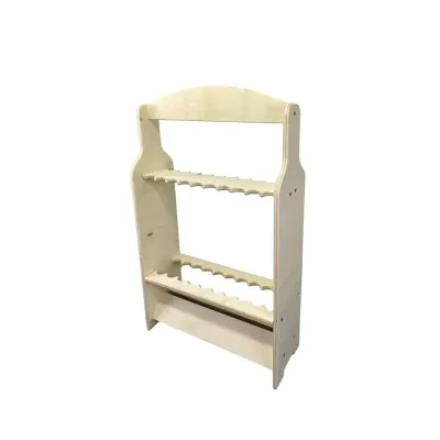  Ahşap olta standı 20 kamışlık şık tasarımlı kamışlık