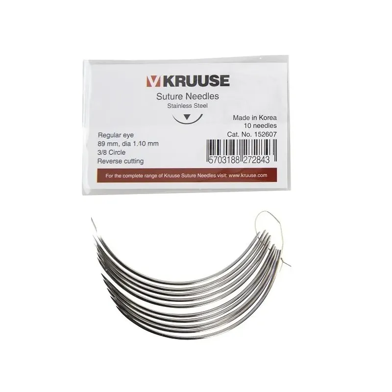 Suture Needle Regular Eye 3/8 Sharp 89 mm x 11 mm 10/pack