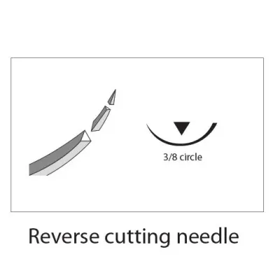 Tikiş İynəsi Adi Göz 3/8 Kəskin 61 mm 10/paket – KRUUSE