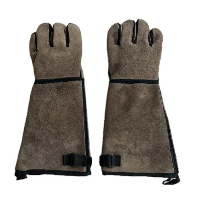 Pişik Tutma Əlcəyi, Dişlərə Davamlı, Tam Dəri, 45 sm – Farmena