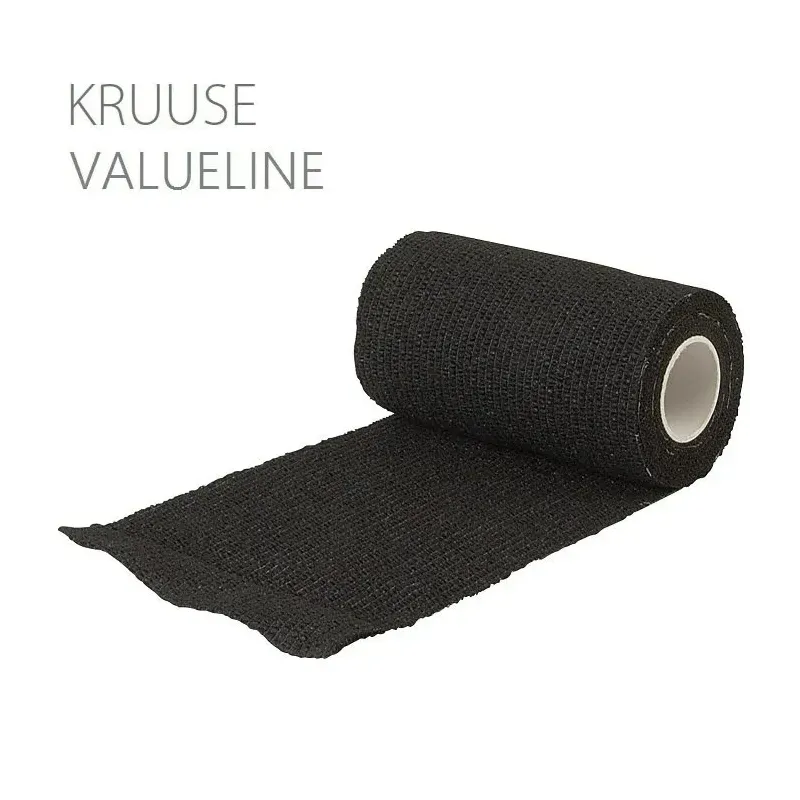 Valueline Flexibel Verband, Schwarz, 10 cm x 45 Meter