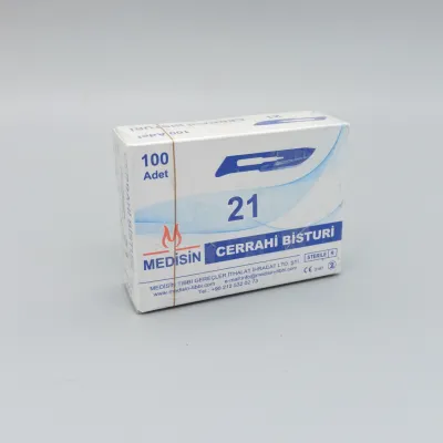 21 nömrəli neştər bıçağı (100 ədəd) – Berika