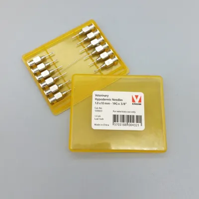 Syringe Needle 1.0 x 10 mm. (12 Pieces)