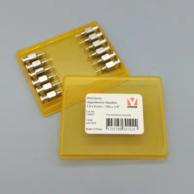 Enjektör iğnesi 1.0 x 6 mm veteriner medikal sarf malzemesi