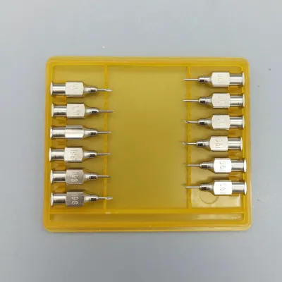 Baytarlıq peyvəndi/dərman şprisi iynəsi 1.0 x 6 mm