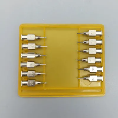 Veterinary vaccine/medicine syringe needle 1.0 x 6 mm