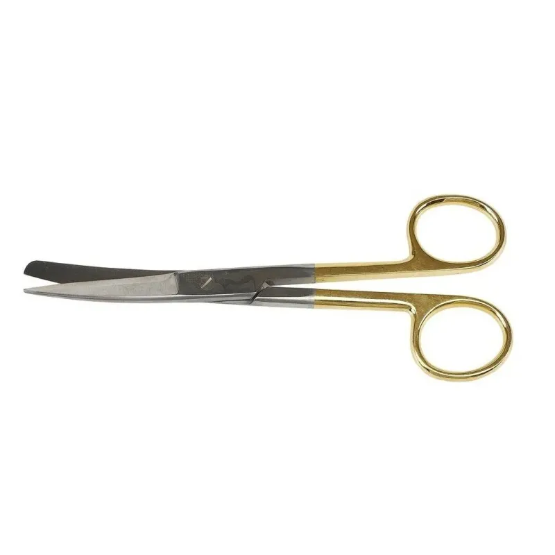 Baytarlıq Qayçısı 14 sm K/S Əyri Sərt Metal Avropa Keyfiyyəti