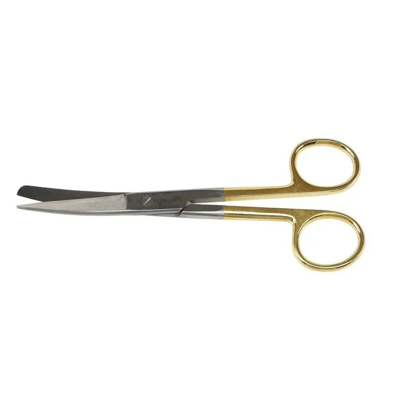 Baytarlıq Qayçısı 14 sm K/S Əyri Sərt Metal Avropa Keyfiyyəti