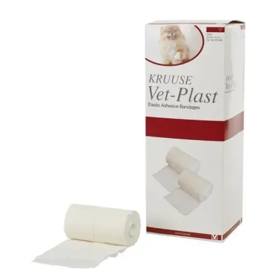 Vet-Plat bandage is a flexible and durable veterinary bandage.